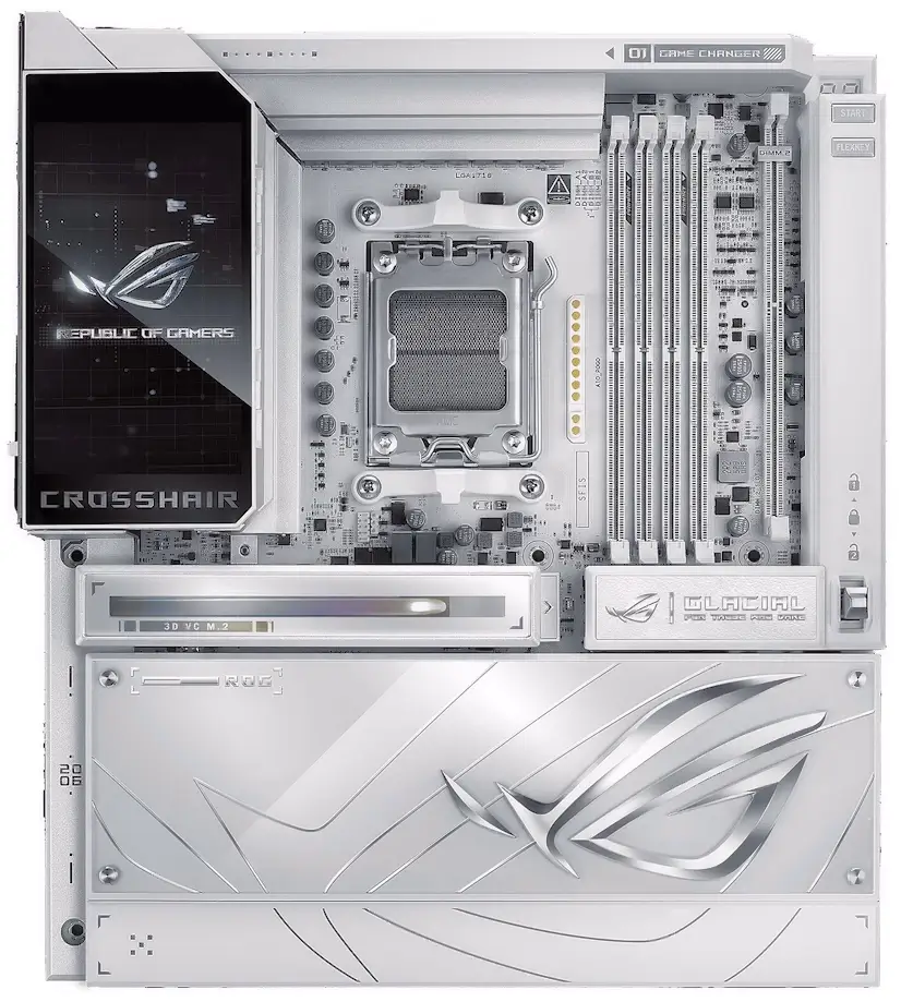 Sanchinarro PC - Montaje Placa Base ASUS ROG CROSSHAIR X870E GLACIAL Sanchinarro